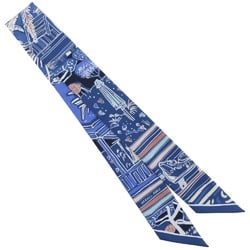 Hermes HERMES Twilly Scarf Muffler Rayeur de Te Silk Women's