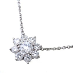 Harry Winston 0.80ct Diamond Sunflower Women's Necklace PEDPNA003SF Pt950 Platinum