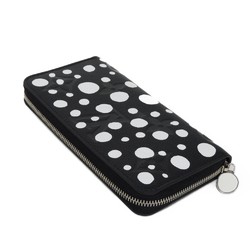 Louis Vuitton LOUIS VUITTON Long Wallet LV x YK Zippy Yayoi Kusama Black Monogram Empreinte Infinity Dot M81906 Men's Women's Billfold