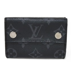 Louis Vuitton LOUIS VUITTON Tri-fold wallet Discovery Compact Wallet Black RFID Monogram Eclipse Noir M67630 Men's Billfold