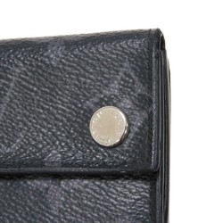 Louis Vuitton LOUIS VUITTON Tri-fold wallet Discovery Compact Wallet Black RFID Monogram Eclipse Noir M67630 Men's Billfold