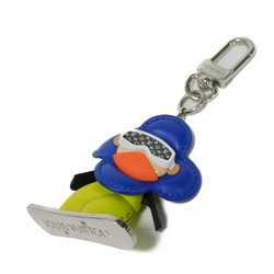 Louis Vuitton LOUIS VUITTON Keychain Bijoux Sac Snowboard Vivienne Keyring Bag Charm Monogram Multicolor M00965 Men's