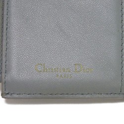 Christian Dior Dior Tri-fold Wallet 30 Montaigne Lotus Calfskin Compact Current CD Stone Gray S2057OBAE_M41G Women's Billfold