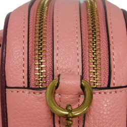 Coach COACH Shoulder Bag Willow Camera C Mark Color Block Bicolor Candy Pink C0695 Women's