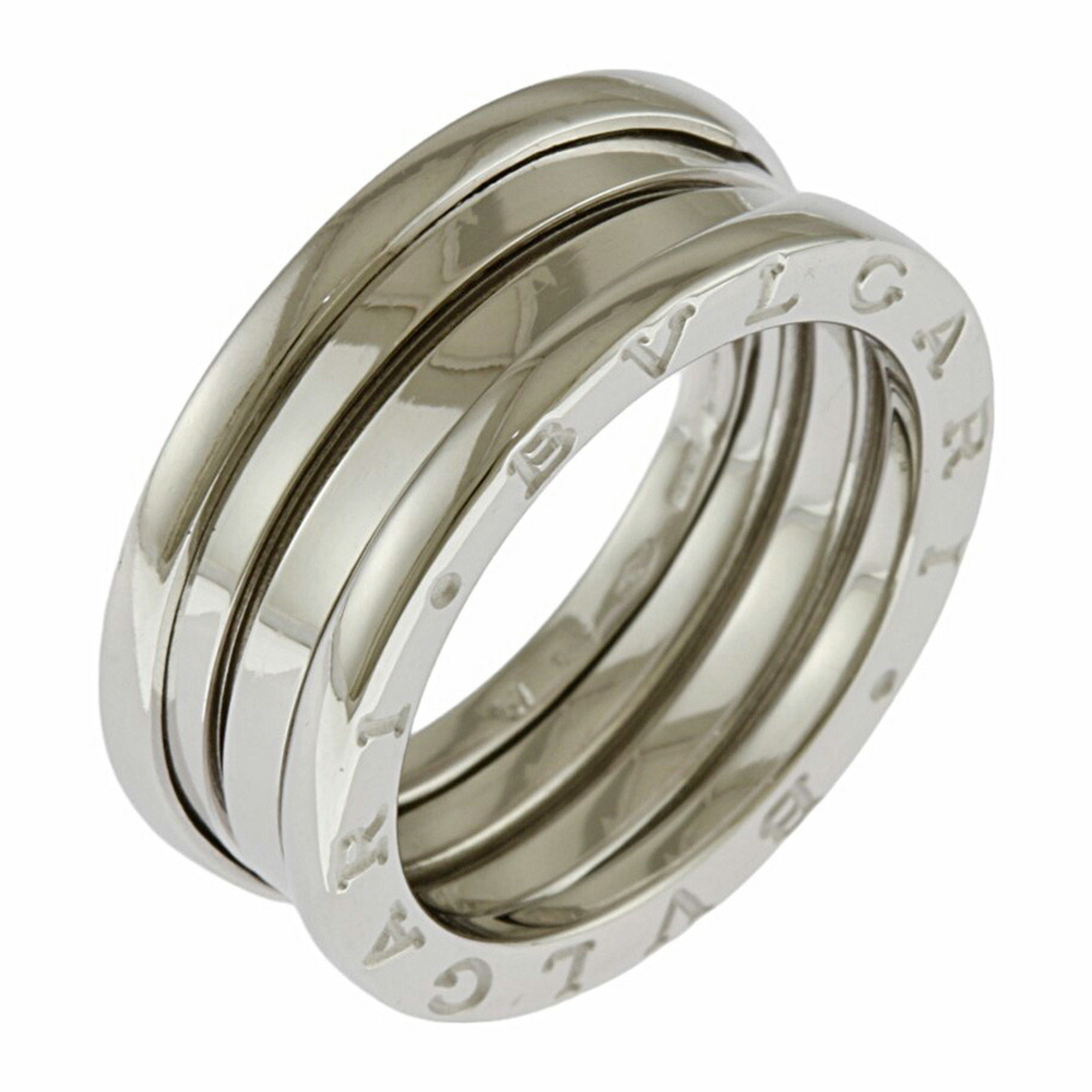 BVLGARI B-zero.1 B-Zero One 3-Band Ring, Size 15.5, 18K, Unisex,