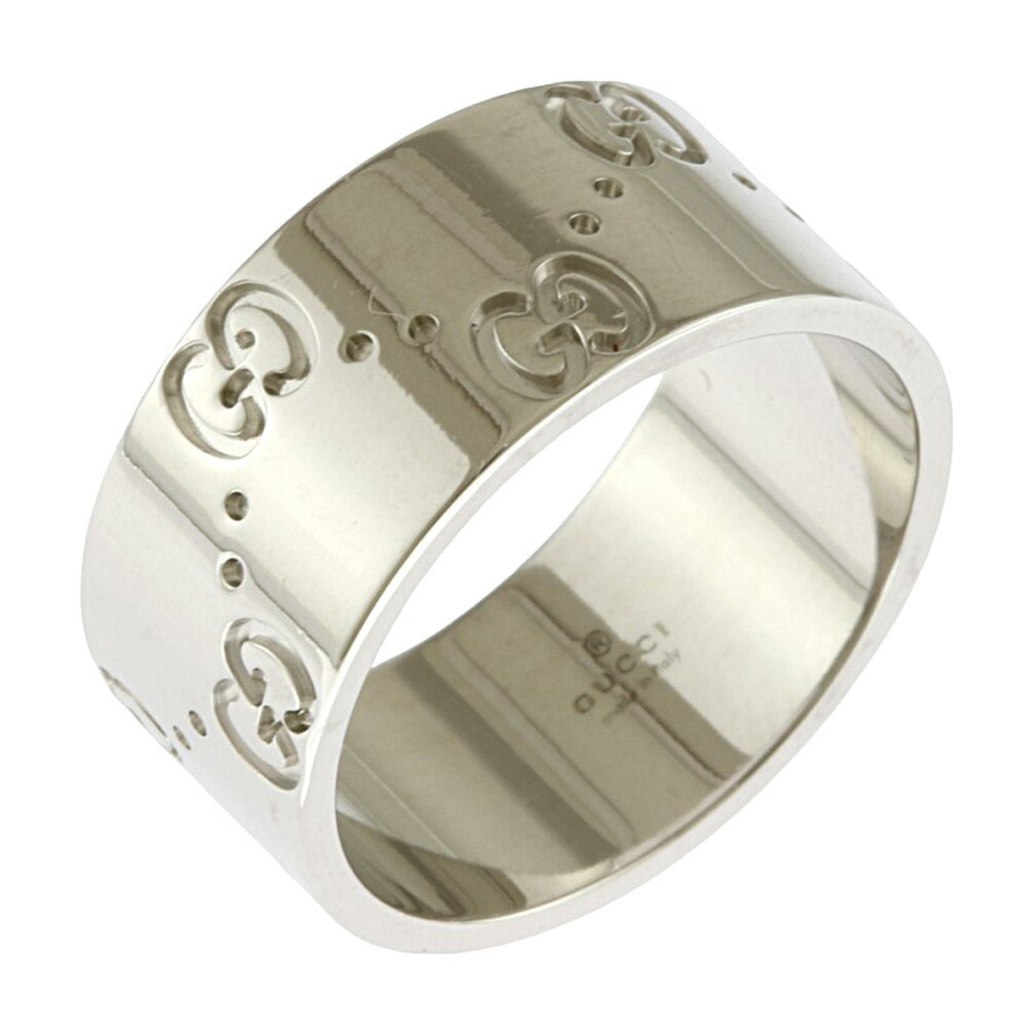 Gucci Icon Wide Ring, Gucci, size 14, 18k, unisex, GUCCI