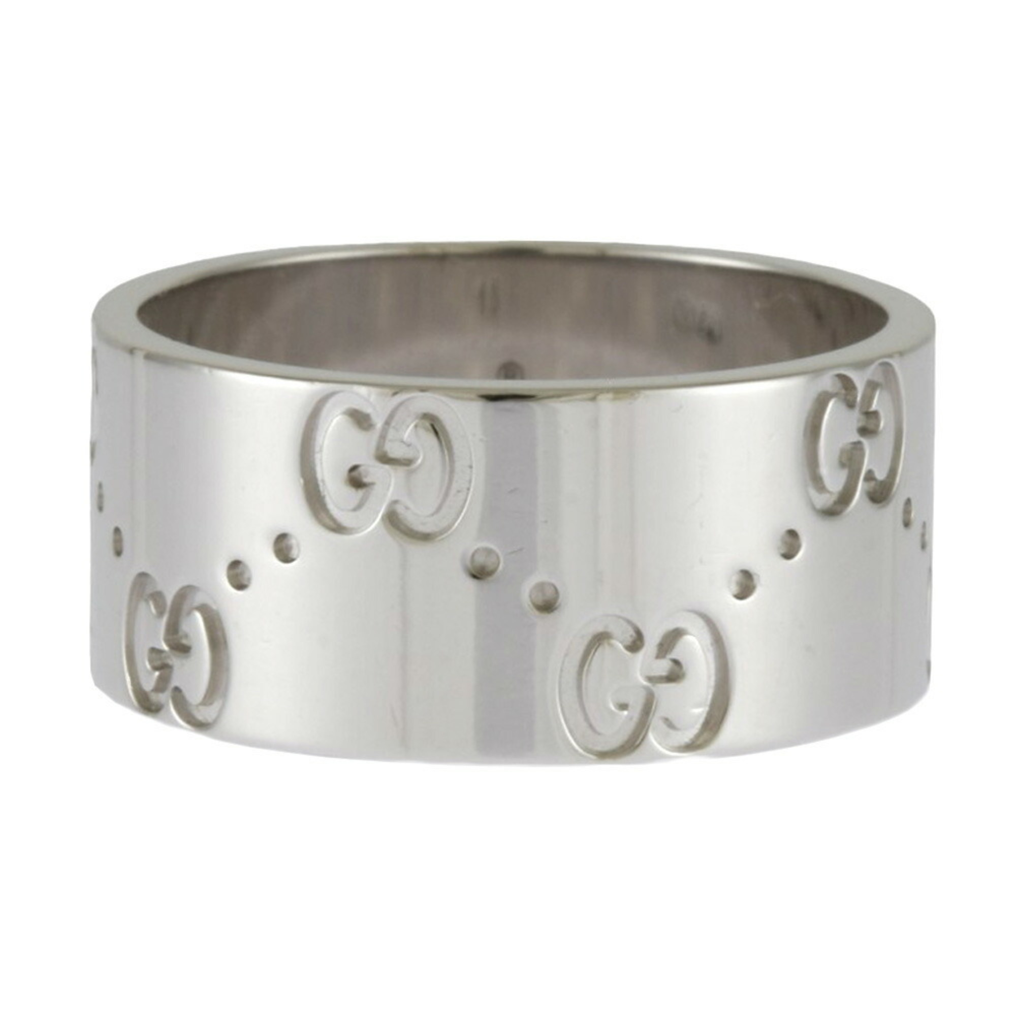 Gucci Icon Wide Ring, Gucci, size 14, 18k, unisex, GUCCI