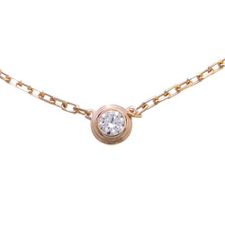 Cartier 0.09ct Diamond D'Amour Small Ladies Necklace CRB7215700 750 Pink Gold