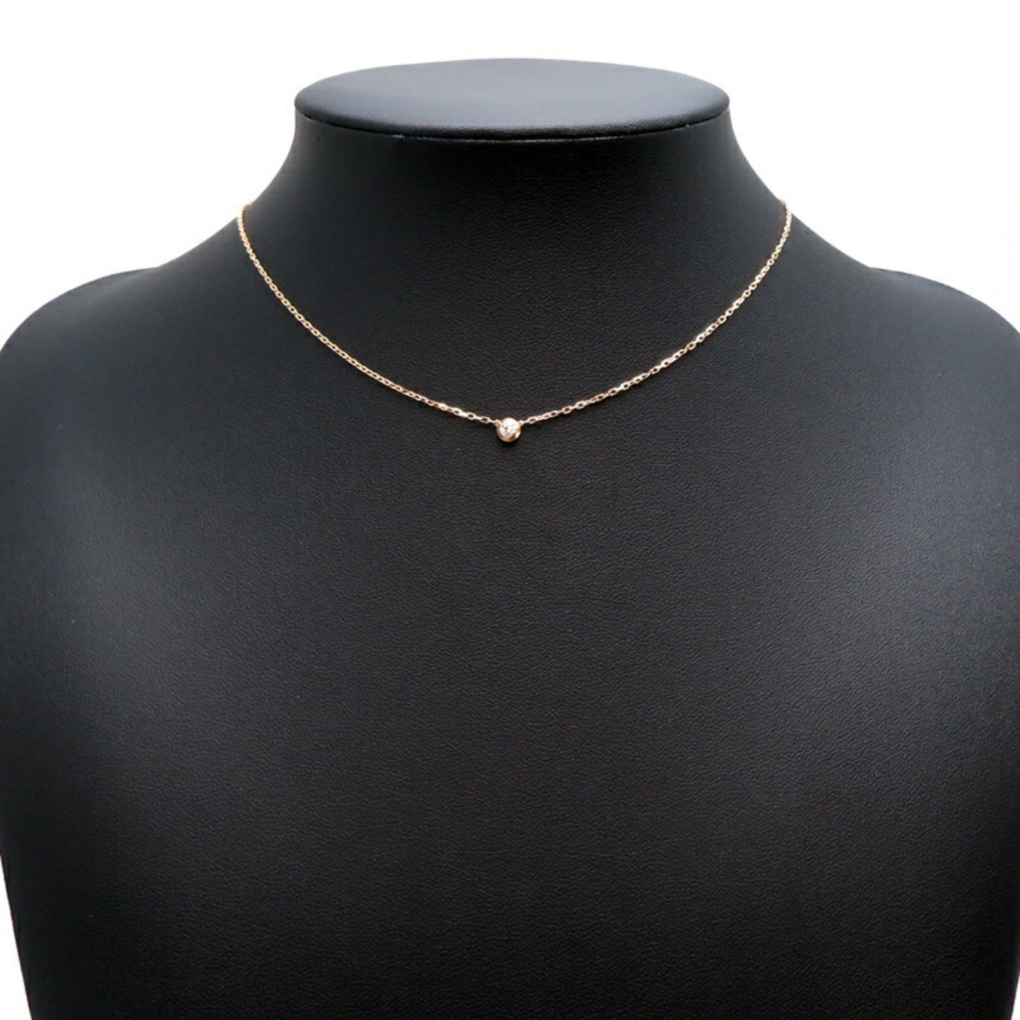 Cartier 0.09ct Diamond D'Amour Small Ladies Necklace CRB7215700 750 Pink Gold