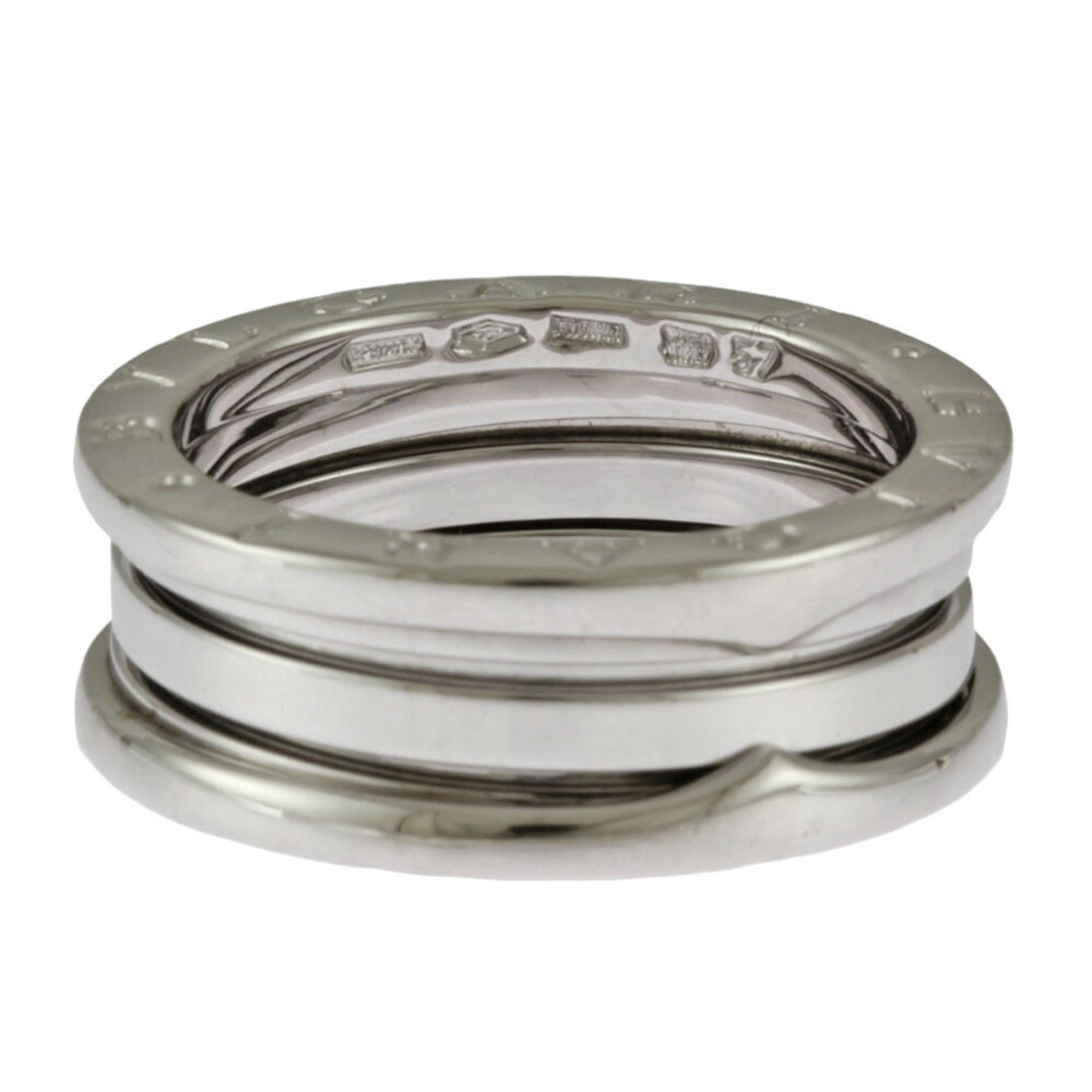 BVLGARI B-zero.1 B-Zero One 3-Band Ring, Size 16, 18K, Unisex,