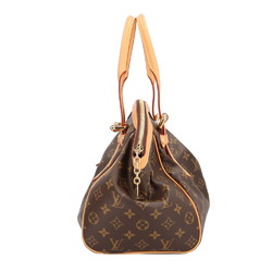 Louis Vuitton Tivoli GM Monogram Handbag Canvas M40144 Brown Women's LOUIS VUITTON