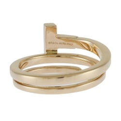 Tiffany T Square Wrap Ring, Size 12.5, 18K Gold, Diamond, Women's, TIFFANY&Co.