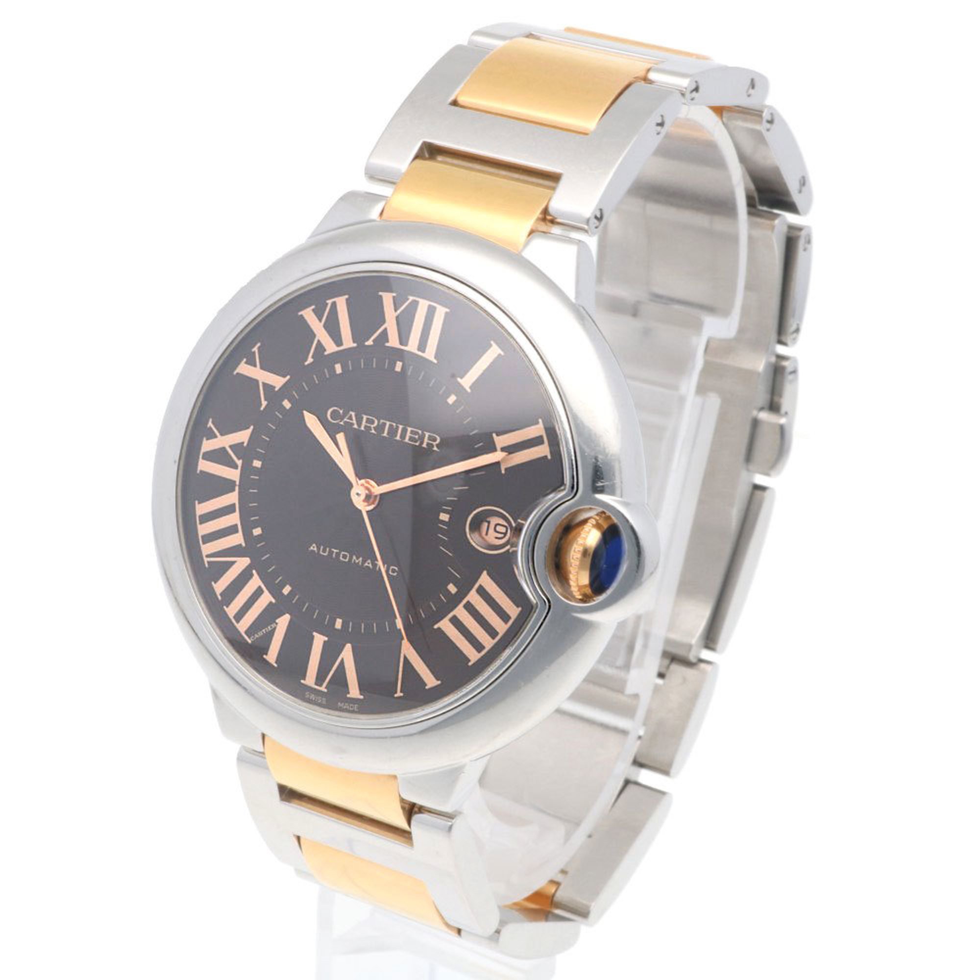 Cartier Ballon Bleu Watch, Stainless Steel 3001 Automatic, Men's, Overhauled