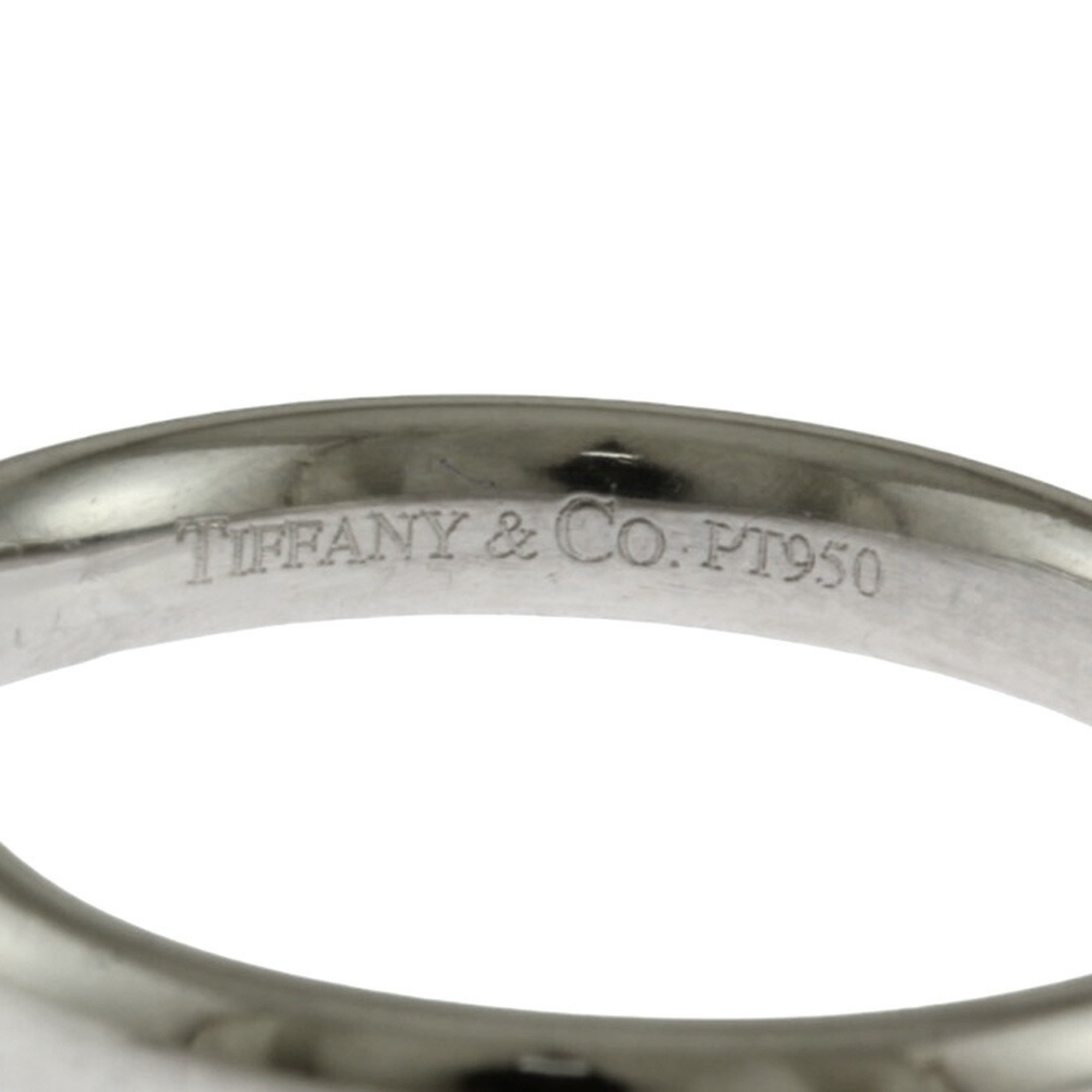 Tiffany Curved Ring, Tiffany, size 14.5, Pt950 platinum, unisex, TIFFANY&Co.