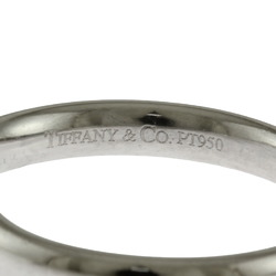 Tiffany Curved Ring, Tiffany, size 14.5, Pt950 platinum, unisex, TIFFANY&Co.