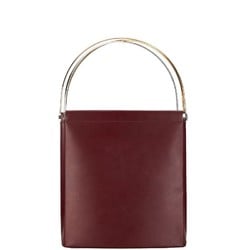 Cartier Trinity Bag Handbag Bordeaux Wine Red Leather Women's CARTIER