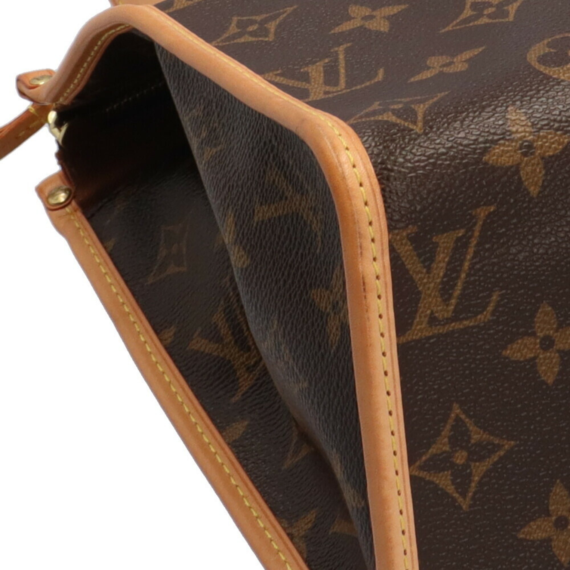 Louis Vuitton Popincourt Au Monogram Shoulder Bag Canvas M40007 Brown Women's LOUIS VUITTON