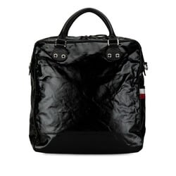 Gucci Sherry Line Boston Bag Shoulder 194458 Black Patent Leather Women's GUCCI