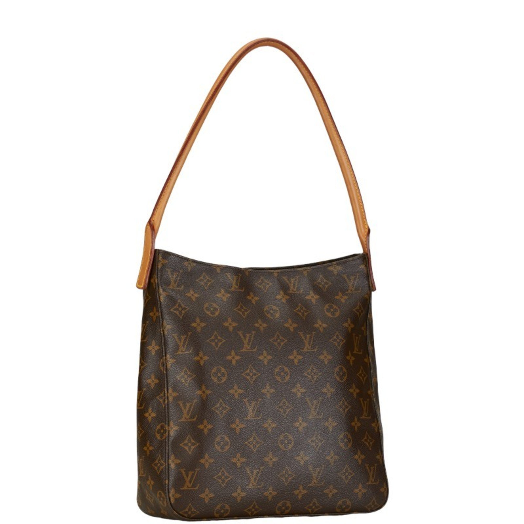 Louis Vuitton Monogram Looping GM Shoulder Bag Handbag M51145 Brown PVC Leather Women's LOUIS VUITTON