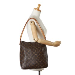 Louis Vuitton Monogram Looping GM Shoulder Bag Handbag M51145 Brown PVC Leather Women's LOUIS VUITTON