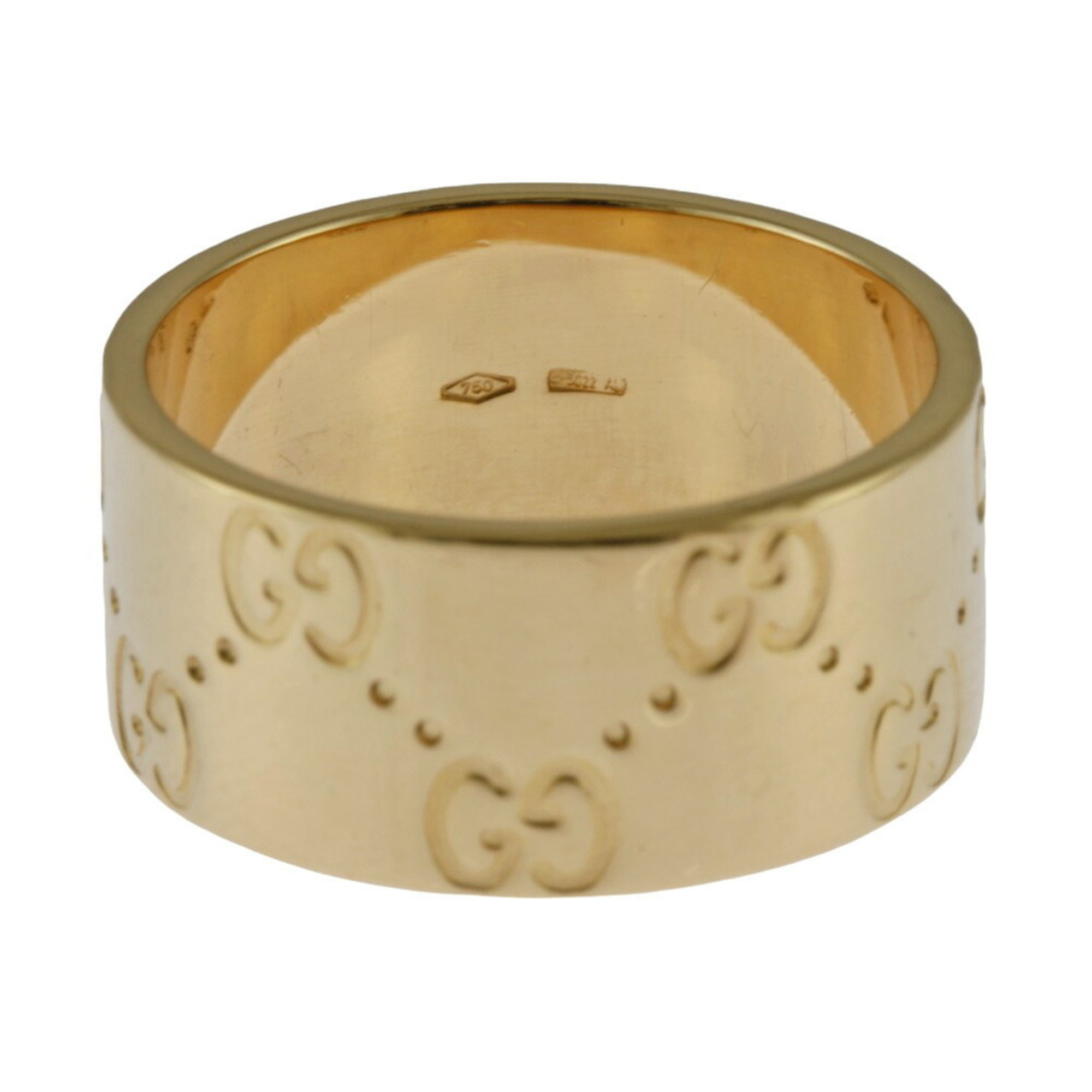 Gucci Icon Wide Ring, Gucci, size 14, 18k, unisex, GUCCI