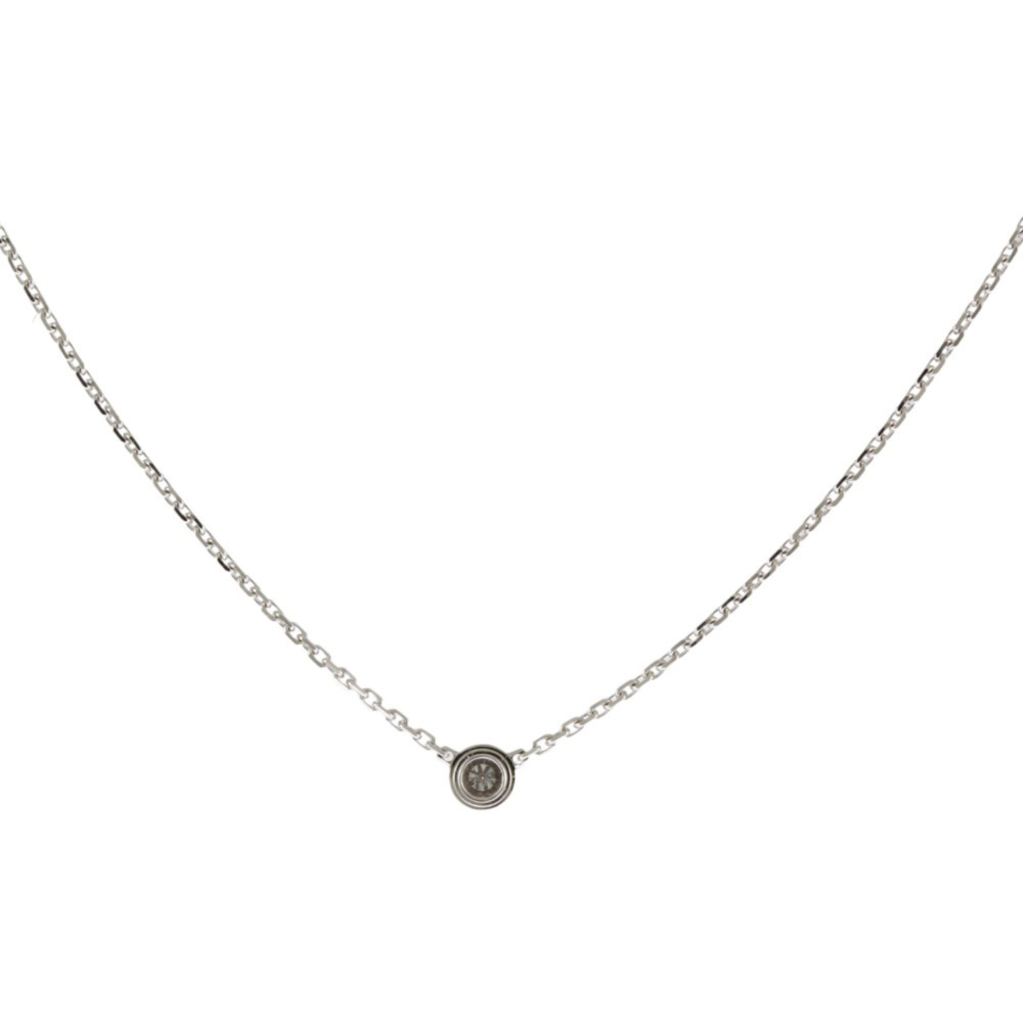 Cartier D'Amour Diamant Léger XS Approx. 0.04ct Necklace 18K Diamond Ladies CARTIER