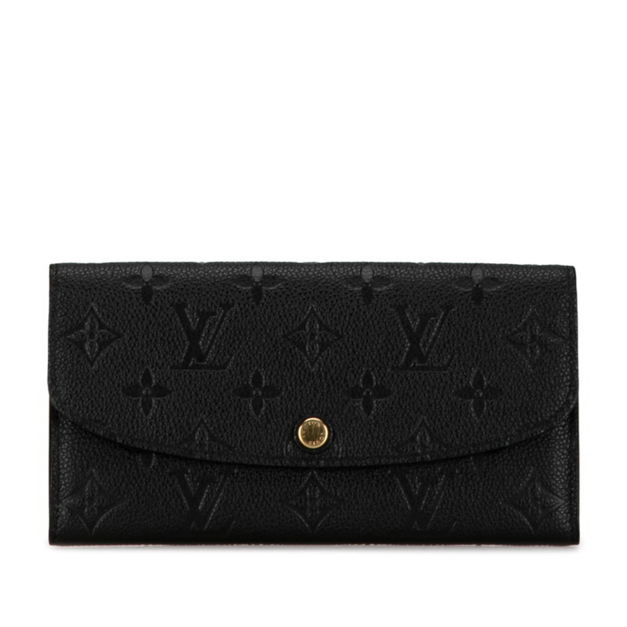 Louis Vuitton Monogram Empreinte Portefeuille Emily Long Wallet M62369 Noir Black Leather Women's LOUIS VUITTON