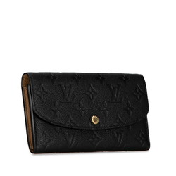 Louis Vuitton Monogram Empreinte Portefeuille Emily Long Wallet M62369 Noir Black Leather Women's LOUIS VUITTON