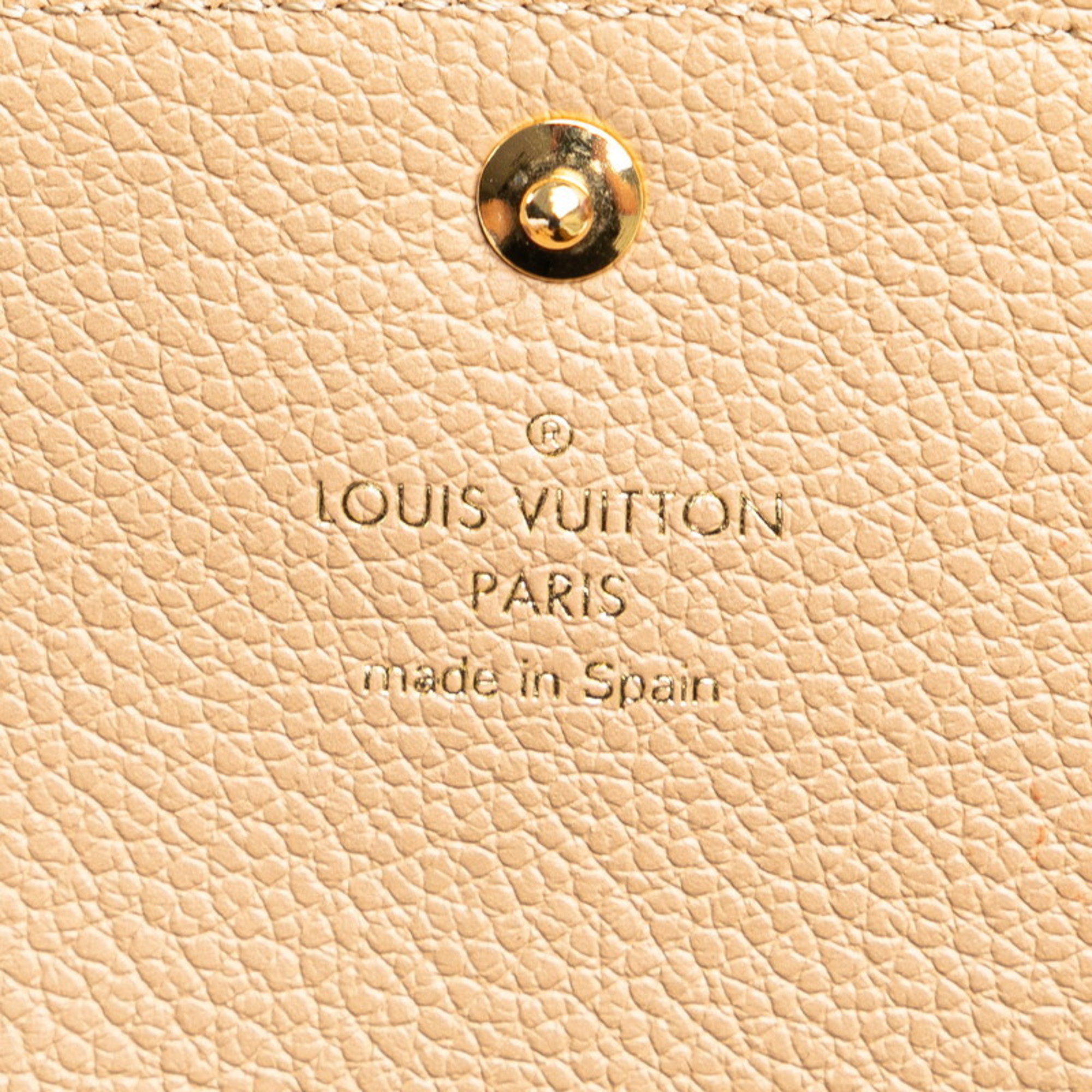 Louis Vuitton Monogram Empreinte Portefeuille Emily Long Wallet M62369 Noir Black Leather Women's LOUIS VUITTON