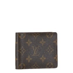 Louis Vuitton Monogram Portefeuille Multiple Bi-fold Wallet Compact M60895 Brown PVC Women's LOUIS VUITTON