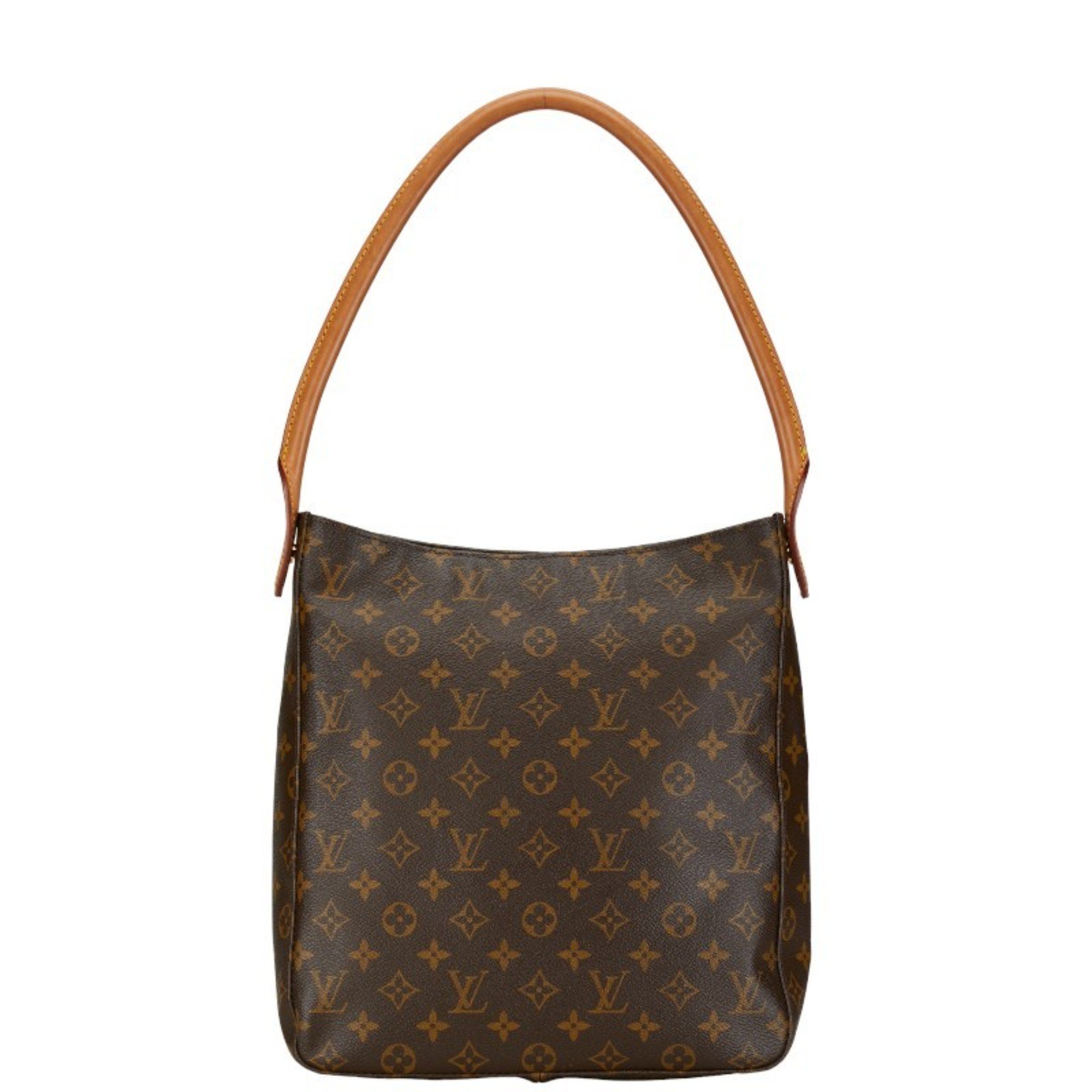 Louis Vuitton Monogram Looping GM Shoulder Bag Handbag M51145 Brown PVC Leather Women's LOUIS VUITTON