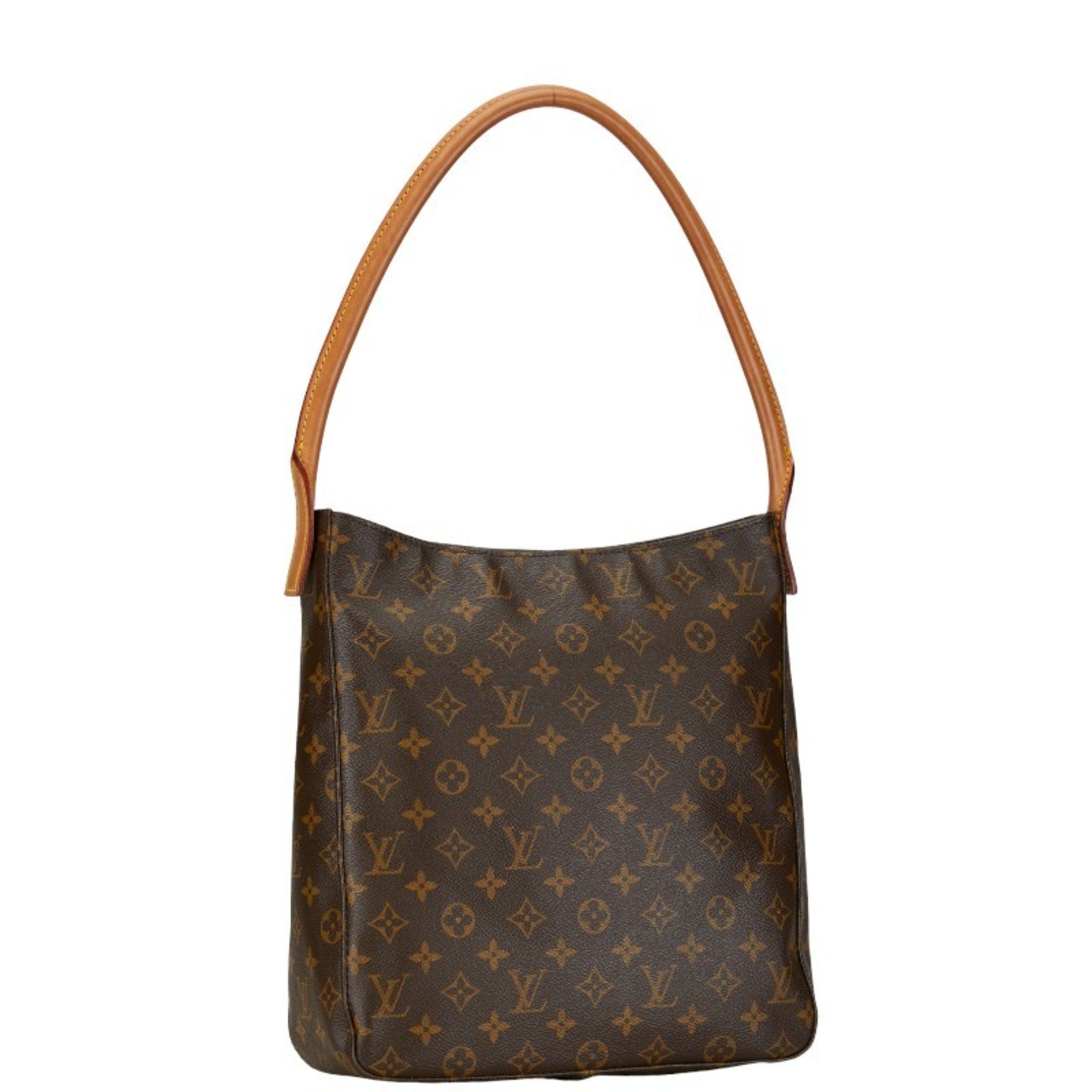 Louis Vuitton Monogram Looping GM Shoulder Bag Handbag M51145 Brown PVC Leather Women's LOUIS VUITTON