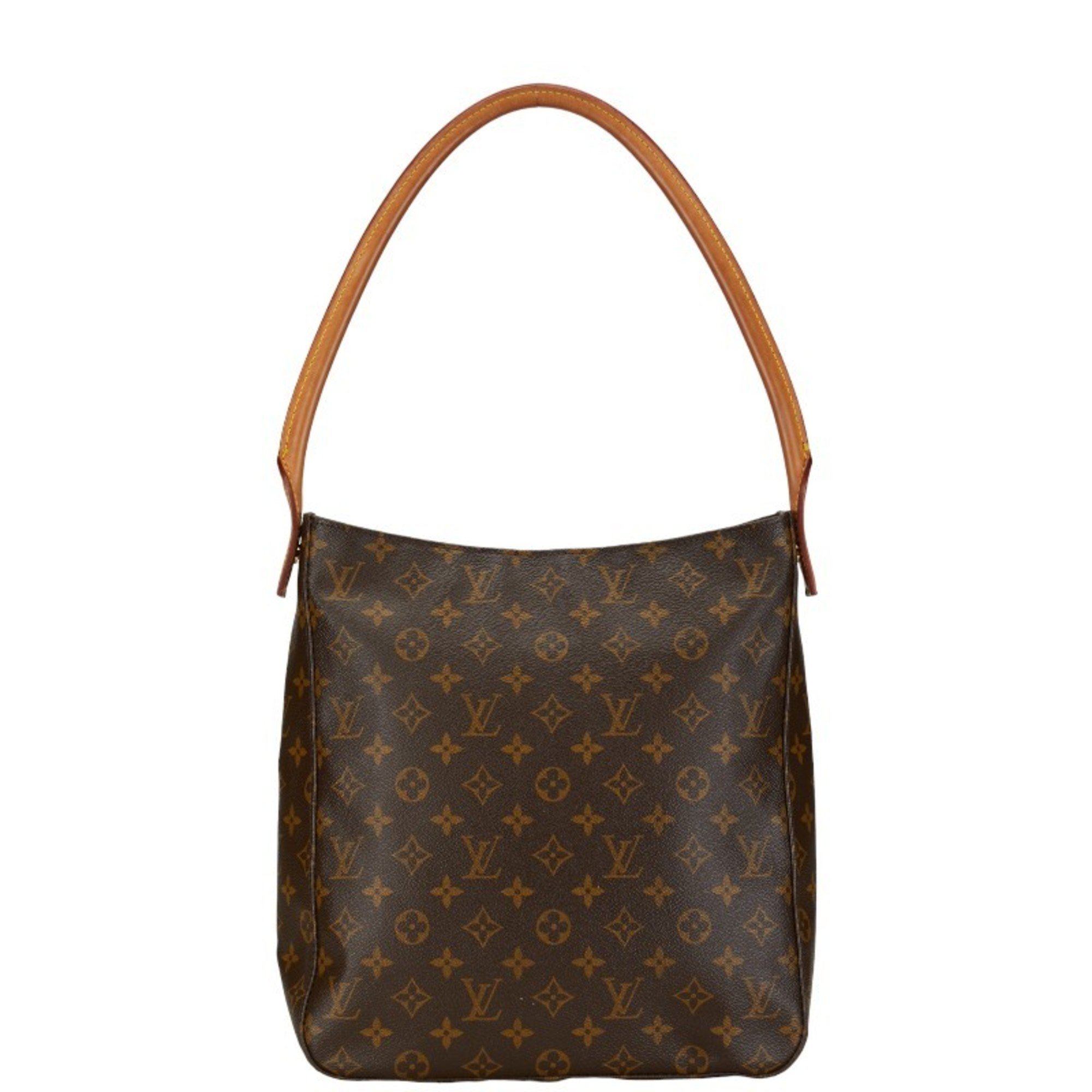 Louis Vuitton Monogram Looping GM Shoulder Bag Handbag M51145 Brown PVC Leather Women's LOUIS VUITTON