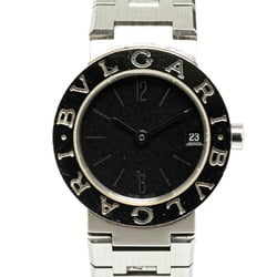 BVLGARI Watch BB23SS Quartz Black Dial Stainless Steel Women's