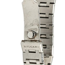 BVLGARI Watch BB23SS Quartz Black Dial Stainless Steel Women's