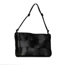 Bottega Veneta Intrecciato Bag Handbag Black Leather Women's BOTTEGAVENETA