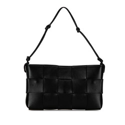 Bottega Veneta Intrecciato Bag Handbag Black Leather Women's BOTTEGAVENETA