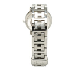 Hermes Clipper Watch CL4.210 Quartz White Dial Stainless Steel Women's HERMES