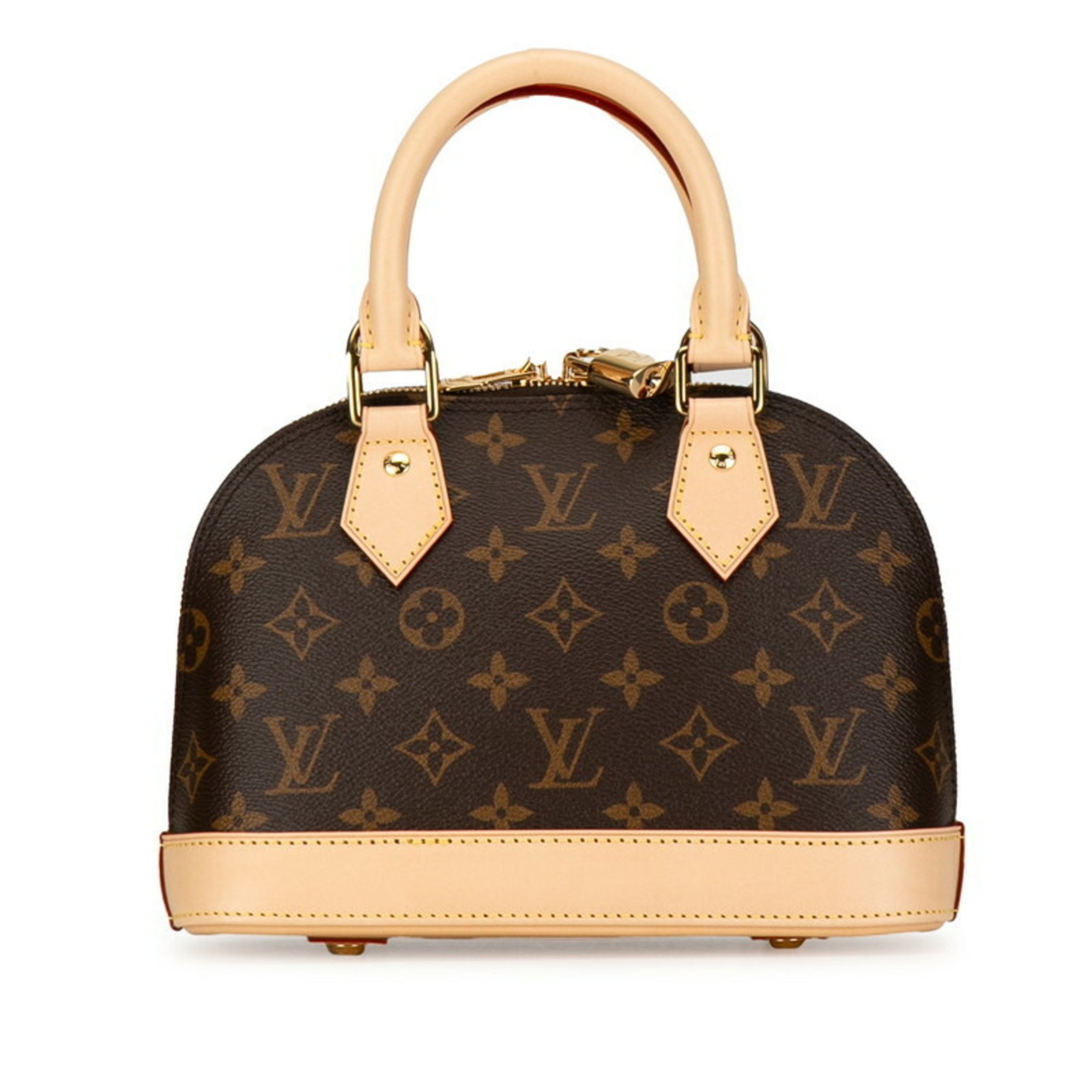 Louis Vuitton Monogram Alma BB Shoulder Bag Handbag M46990 Brown PVC Leather Women's LOUIS VUITTON