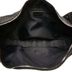 Christian Dior Dior Trotter Shoulder Bag Black Canvas Women's