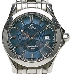 OMEGA Seamaster 120 Watch Quartz Navy Dial Stainless Steel Men's