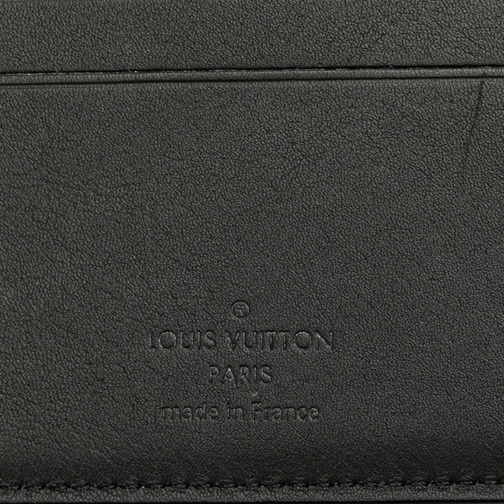 Louis Vuitton Monogram Spotlight Bi-fold Wallet Compact M82297 Noir Black Leather Women's LOUIS VUITTON