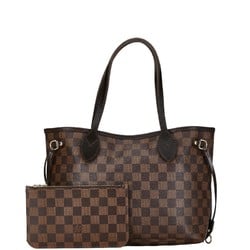 Louis Vuitton Damier Neverfull PM Handbag Tote Bag N51109 Brown PVC Leather Women's LOUIS VUITTON