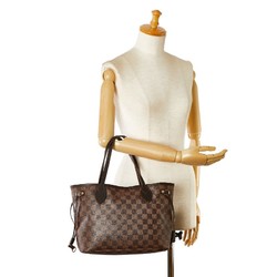 Louis Vuitton Damier Neverfull PM Handbag Tote Bag N51109 Brown PVC Leather Women's LOUIS VUITTON