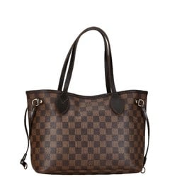 Louis Vuitton Damier Neverfull PM Handbag Tote Bag N51109 Brown PVC Leather Women's LOUIS VUITTON