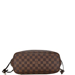 Louis Vuitton Damier Neverfull PM Handbag Tote Bag N51109 Brown PVC Leather Women's LOUIS VUITTON