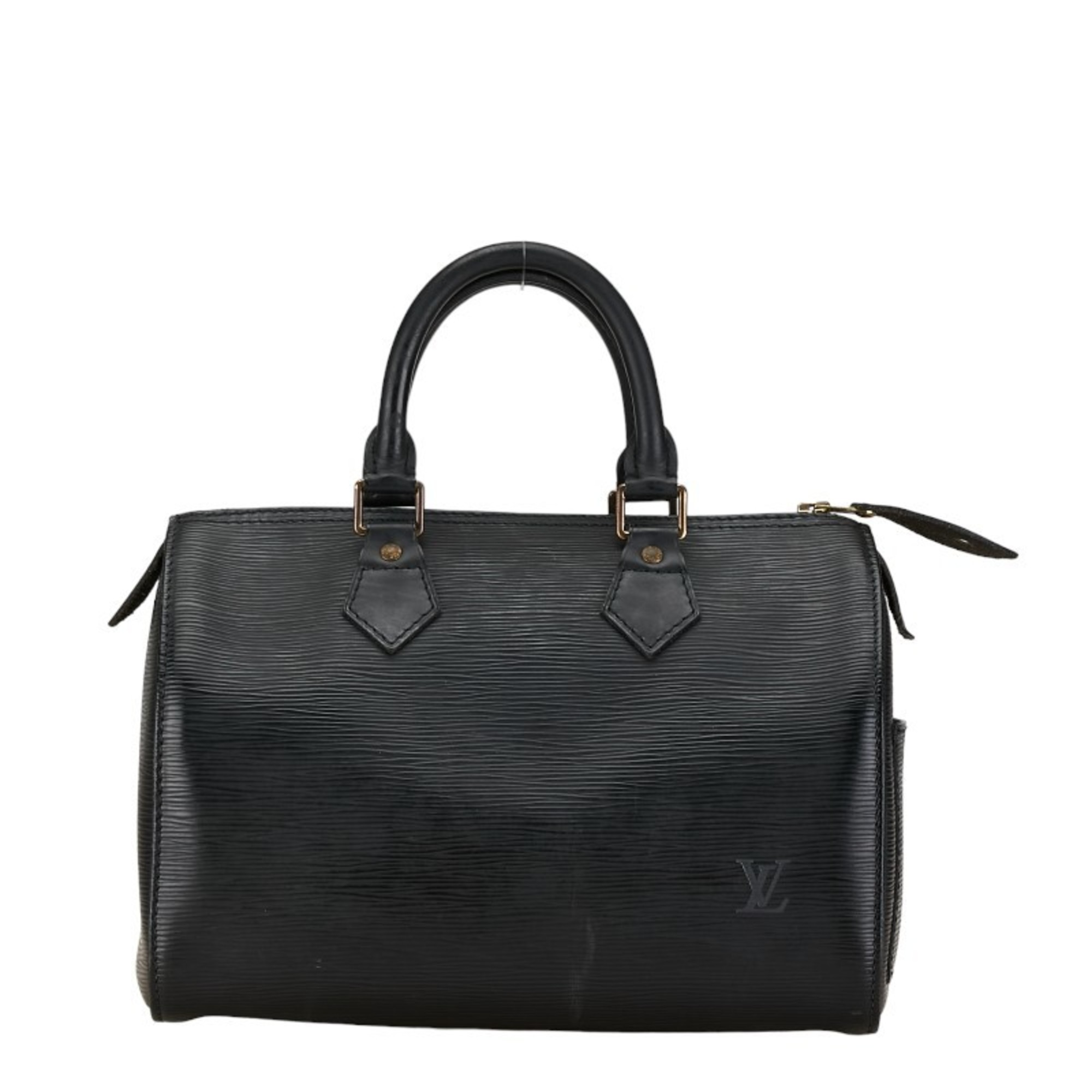 Louis Vuitton Epi Speedy 25 Handbag Boston Bag M43012 Noir Black Leather Women's LOUIS VUITTON