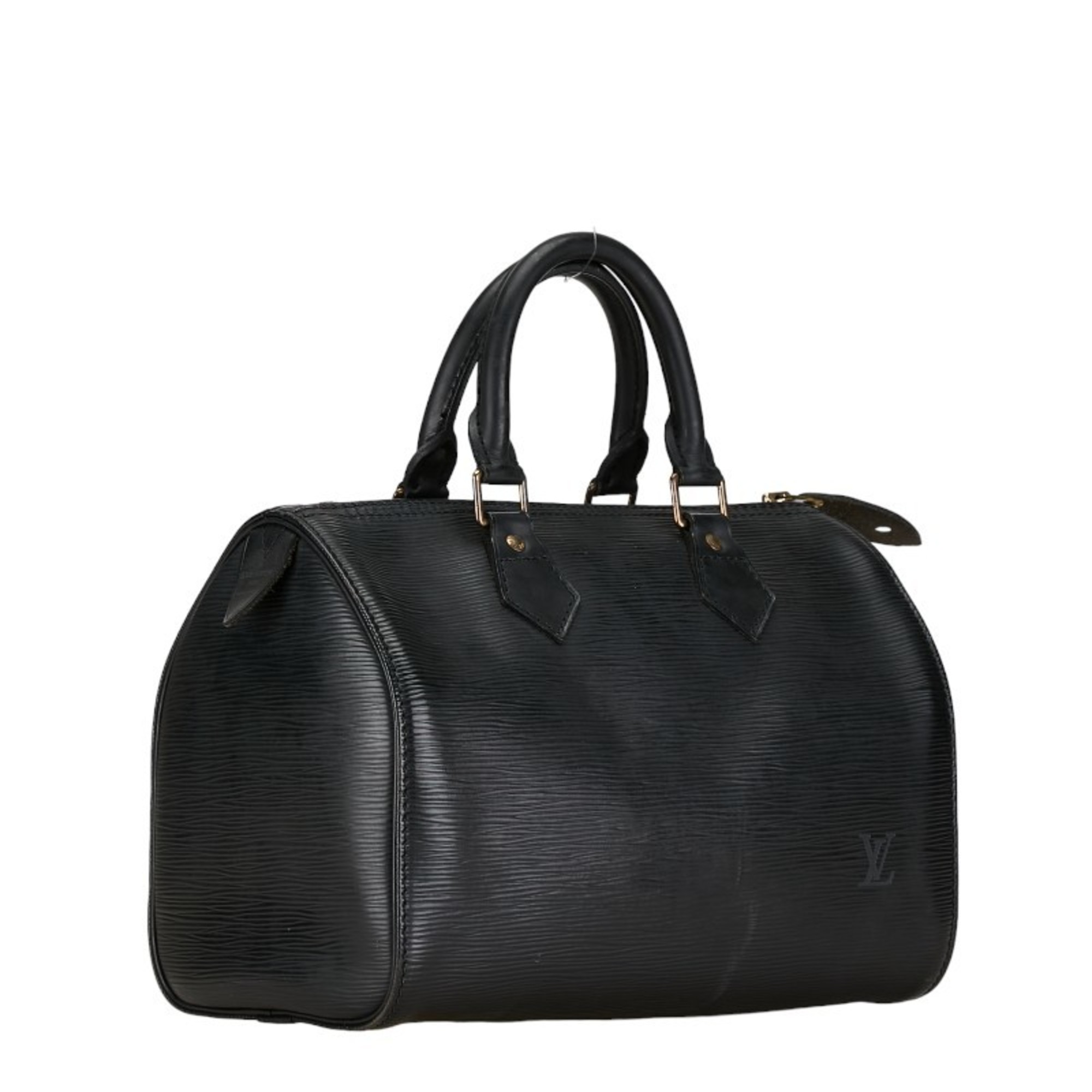 Louis Vuitton Epi Speedy 25 Handbag Boston Bag M43012 Noir Black Leather Women's LOUIS VUITTON