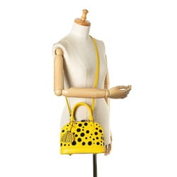 Louis Vuitton x Yayoi Kusama Infinity Dot Epi Alma BB Handbag Shoulder Bag M21700 Jaune Yellow Noir Black Leather Women's LOUIS VUITTON