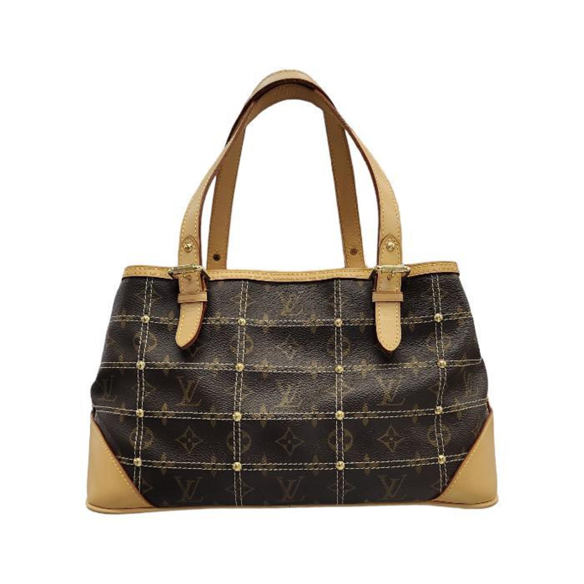 LOUIS VUITTON Louis Vuitton Rivet Handbag Women's Monogram Shoulder Bag Brown M40140